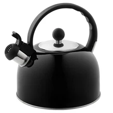 Venoly 2.5 Liter Tea Kettle - Modern Stainless Steel Whistling Tea Pot