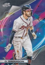 DANSBY SWANSON TOPPS CHROME COSMIC BASE CHICAGO CUBS BRAVES #178 2022 22