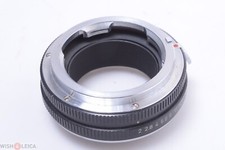   LEICA M VISOFLEX II  III LENS 'HEAD' TO R CAMERA ADAPTER 14127