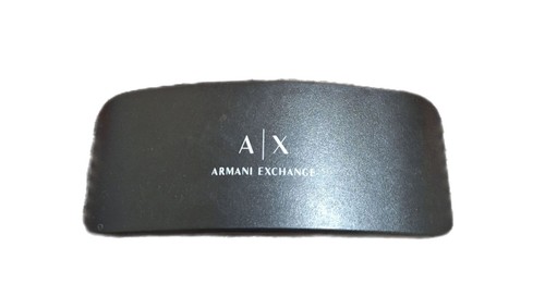 AX Armani Exchange Magnetic Close Velvet Interior Hard Case Flip Top 6.5"
