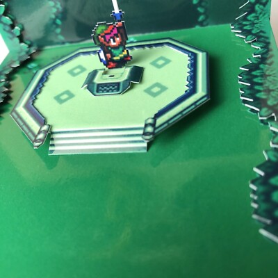 The Legend Of Zelda A Link To The Past 3D Cube Handmade Diorama - Nintendo  Snes | Ebay