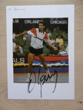 Andres Gomez autograph signed 10x15 cm index card with magazine image