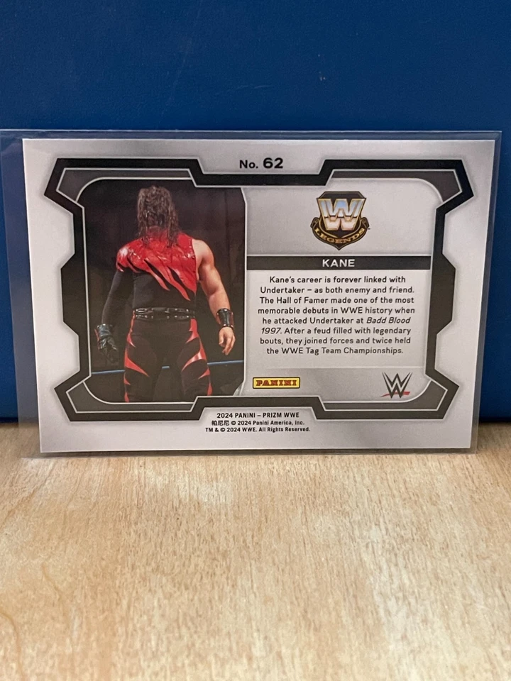 2024 Panini Prizm WWE #62 Kane Wrestling Card - Image 2 of 2