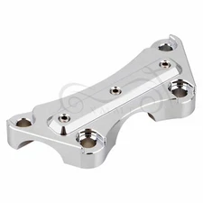 Motorcycle Chrome CNC Handlebar Riser Top Clamp For Harley Touring 1997-2019 NEW