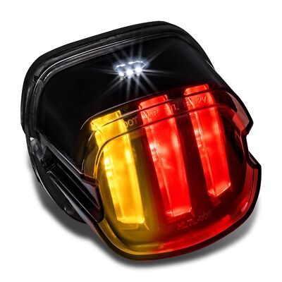 TRUE MODS LED Brake Tail Light for Harley Davidson - F1 Flashing Blinker Turn...