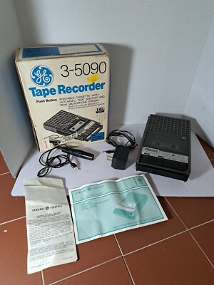 GE 3-5090 Portable Cassette Tape Recorder Player Works, But Plays Slow