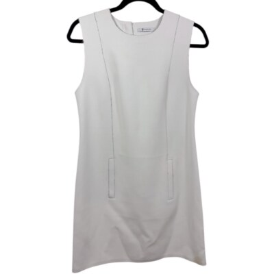 T Alexander Wang Sleeveless Shift Dress White