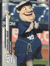 2020 Topps Opening Day #M-18 Swinging Friar Mascots San Diego Padres