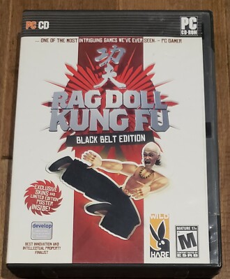 Rag Doll Kung Fu Black Belt Edition New and Sealed PC CD Game