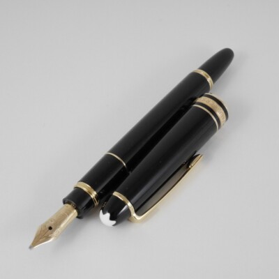 Montblanc Meisterstuck 114 Mozart Black GT Fountain Pen B FREE SHIPPING 