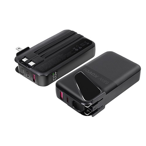 90000mAh Power Bank 66W USB C Schnellladegerät Externer Batterie Ladegerät Handy - Zdjęcie 17 z 19