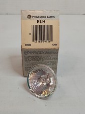 Vintage General Electric GE ELH 120V 300w Projector Lamp Bulb NOS New In Box