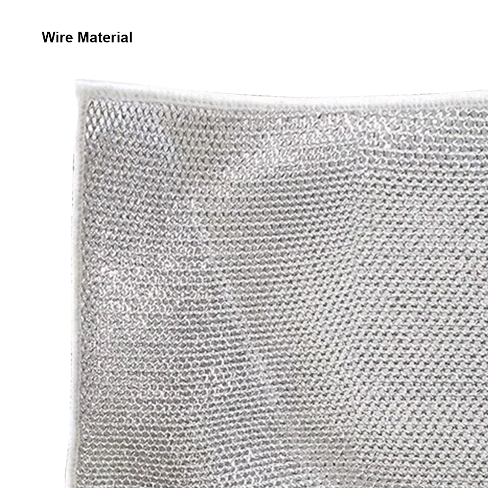 Multifunctional Wire Dish Cloths NonScratch Reusable Wire Dishcloth