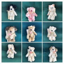ASSORTED RUSS MOBEARS COLLECTION - 3"POSEABLE JOINTED MINI ANIMALS - YOU CHOOSE 