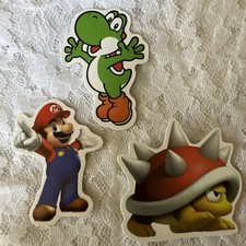 Lot Of 3 Mario Bros Brothers Vinyl Stickers Decals e 