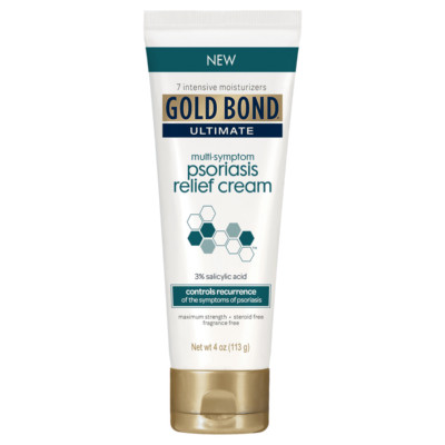 Gold Bond Ultimate Multi-Symptom Psoriasis  Relief Cream  4 Oz (Pack of 3 Tubes)