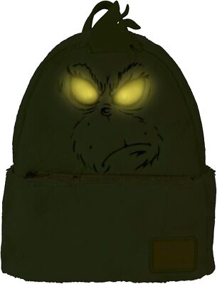 Loungefly Dr. Seuss How The Grinch Stole Christmas! Plush Light Up Mini Backpack Loungefly Dr. Seuss How the Grinch Stole Christmas! Light-Up  main image 4