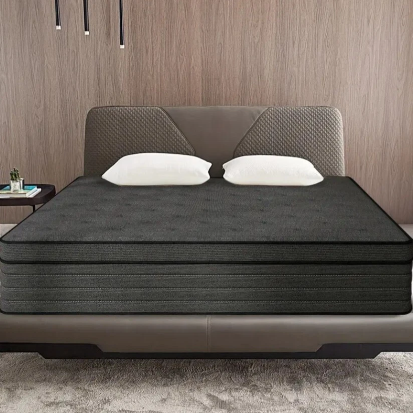 12/14 Inch Queen Hybrid Gel Memory Foam Mattress with innerspring, w / 2 Pillows