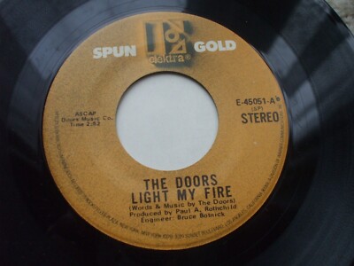 The Doors - Light My Fire / Love Me Two Times - EX- USA Jukebox 45