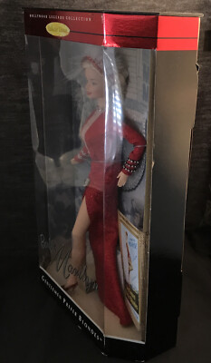 BARBIE AS MARILYN MONROE NIB, RED DRESS FROM "GENTLEMAN PREFER BLONDES
