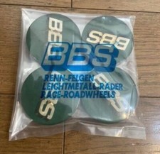 Bbs Wheel Center Caps 56mm Emblem Green Gold 3d Logo 5624164 Set 4pcs Genuine