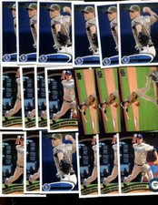 LUKE GREGERSON LOT OF 50 BASEBALL CARDS PADRES PARK RIDGE ILLINOIS