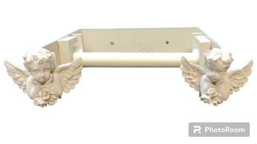  Angel Cherub Toilet Paper Holder and soap dish wall mount w hardware - Bild 4 von 8