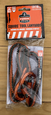 Ergodyne Squids 3110FX 10Lbs Standard Dual Carabiner Tool Lanyard
