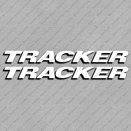 BASS TRACKER BOAT LETTERING DECALS 2 40" LONG - Picture 5 of 6