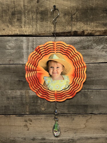 8" personalisierte Engel Erinnerung Denkmal Wind Spinner mit Namen & Datum - Bild 4 von 6
