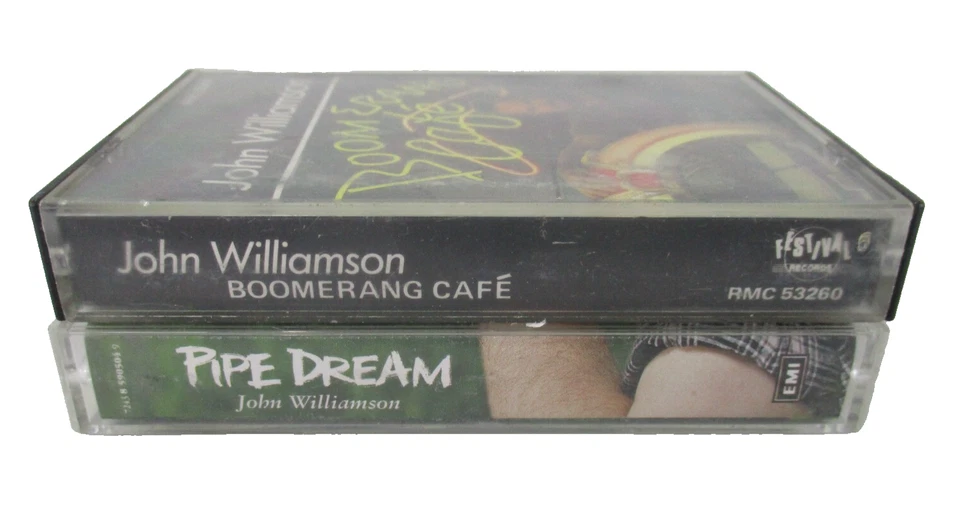 John Williamson Boomerang Cafe and Pipe Dreams Cassette Tapes Festival and EMI - Image 3 of 4