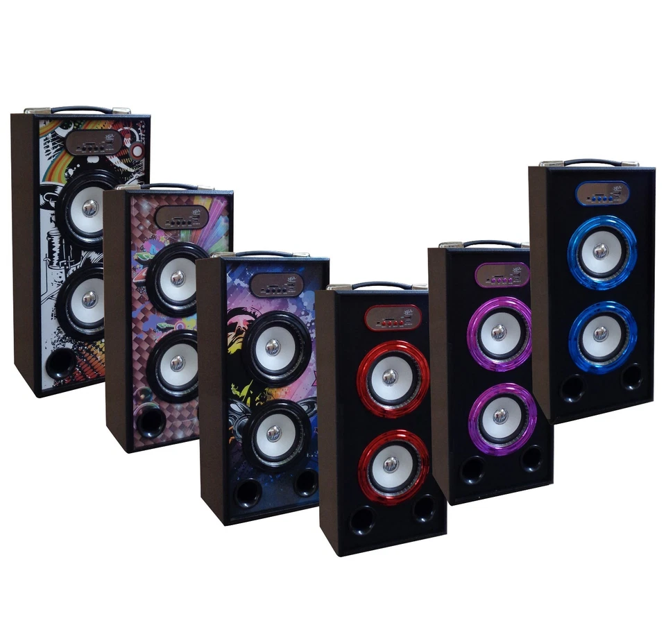 44cm TRAGBARE BLUETOOTH LAUTSPRECHER - VERS. FARBEN - SOUNDBOX - FM,AUX,SD,MP3 - Bild 2 von 4