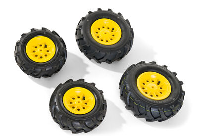Rolly Toys Traktor Luftreifen, gelbe Felgen, Größe: 2x 260x95 + 2x 325x110