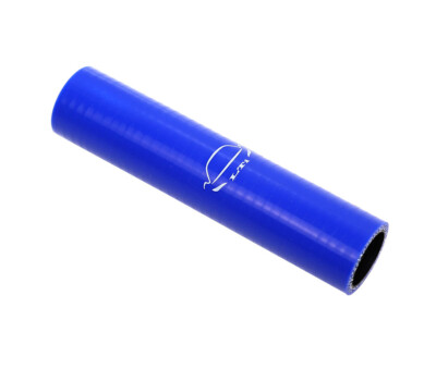 LTI 4-Ply Reinforcement 8'' Long  1'' ID Straight Coupler Silicone Hose BLUE