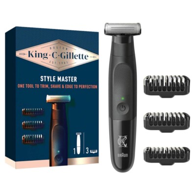 King C. Gillette Style Master, Bartschneider, Stoppelschneider & Elektrorasierer
