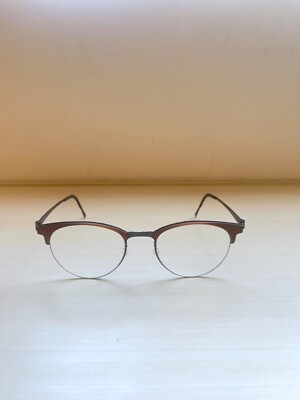 Lindberg 9834 TITANIUM BRILLE BROWN Col. PU9 50mm Eyeglass Frames 50-20-135