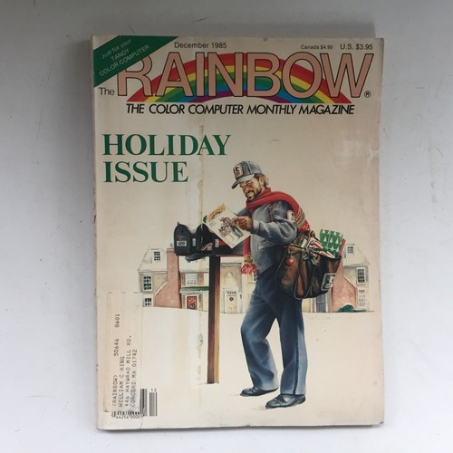 Rainbow Color Computer Magazine TRS-80 Tandy Radio Shack 1985 9 Issues - Picture 10 of 10