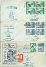 86010 - HAVANA - POSTAL HISTORY - set of 3 FDC COVER 1948 Antonio Maceo POLITICS