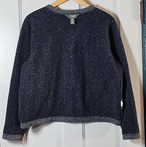 LLBean Jacke Damen Gr. M Fleece gefüttert Academia Cabincore Gorpcore Knopfleiste - Bild 20 von 24
