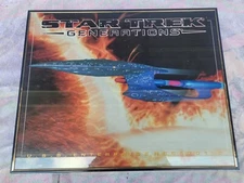 Star Trek Generations Framed Movie Poster U.S.S. Enterprise