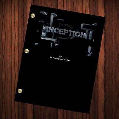Screenplay Inception Inception Movie Script Reprint Full Screenplay Full Script Leonardo ...