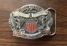 Vintage LE United States 200th Anniversary Commemorative Belt Buckle B18283
