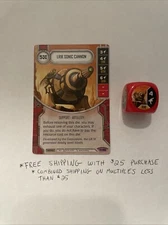 Star Wars Destiny Empire At War Legendary LR1K Sonic Cannon w/ Die