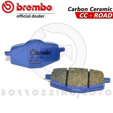 REAR BRAKE PADS BREMBO BLUE CARBON CERAMIC 07YA1407 YAMAHA YZ 490 1989