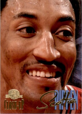 1995 SkyBox Premium Close-Ups #C1 Scottie Pippen Chicago Bulls