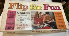 VTG FLIP FOR FUN PARKER BROS. GAME OPEN BOX SEALED GAME INSIDE 