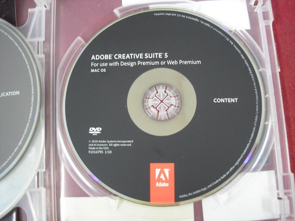 Adobe Creative Suite CS5 WEB Premium for MAC Full Retail DVDs w/Serial - Image 4 of 4
