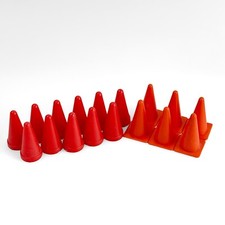 LOT of SAFETY CONEs DIORAMA PLASTIC RACE TRAC...