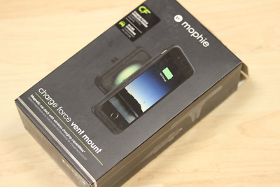 Mophie Charge Force Vent Mount Magnetic Car Dock Wireless Charging