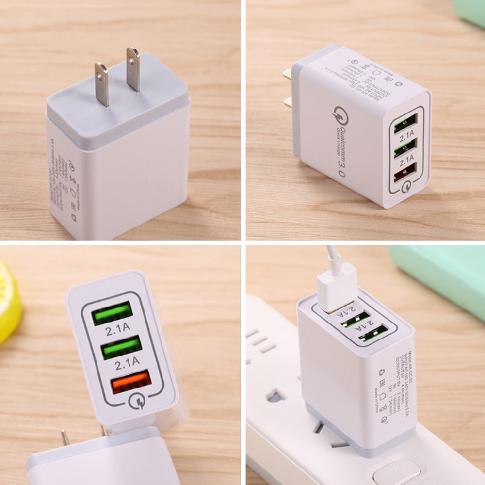 UNIDOPRO Quick Charge 3.0 Caricatore USB Da Muro Con 1M Cavo Micro USB Per Blackview A60 - Foto 5